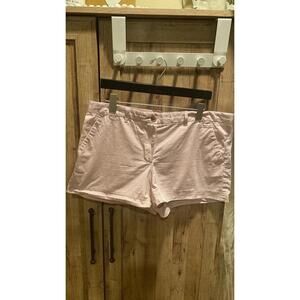Gap pink striped chino shorts [COPY]